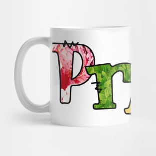 Pray. Hand Drawn Christian design Mug